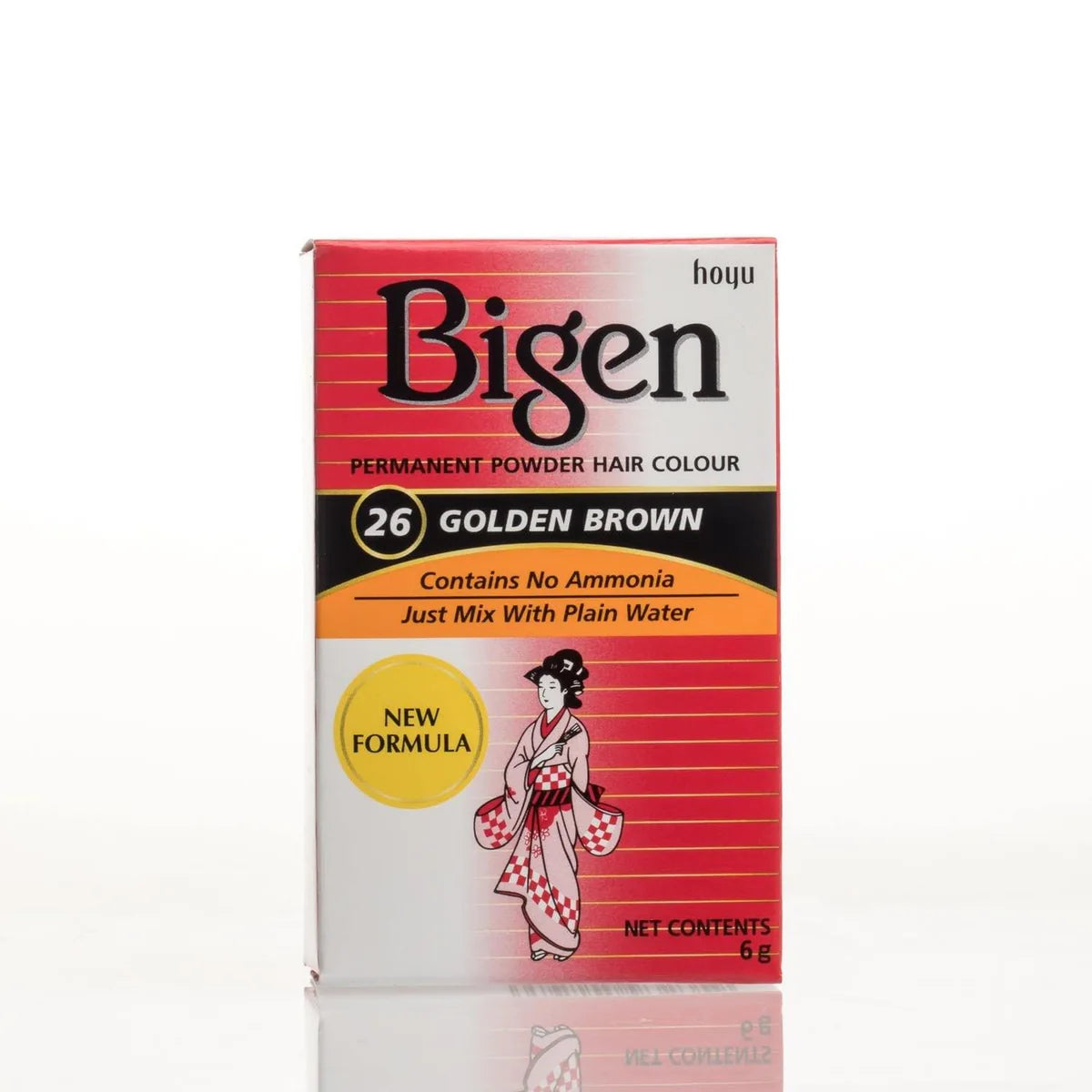 Bigen permanent powder hair colour golden brown-6g