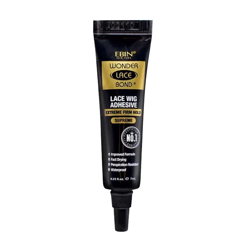 Ebin new york wonder lace bond lace wig adhesive extreme firm hold supreme tube 7ml