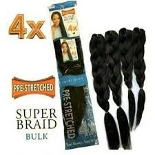 Impression pre-stretched super braid bulk 4x colour 1B