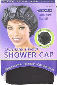 Double lined shower Cap