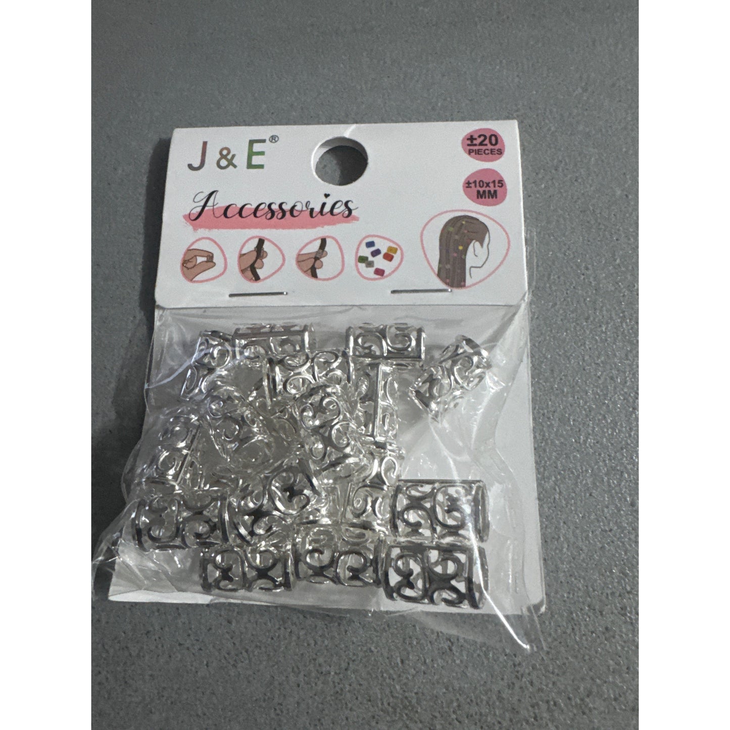 Sliver hair ring/clip