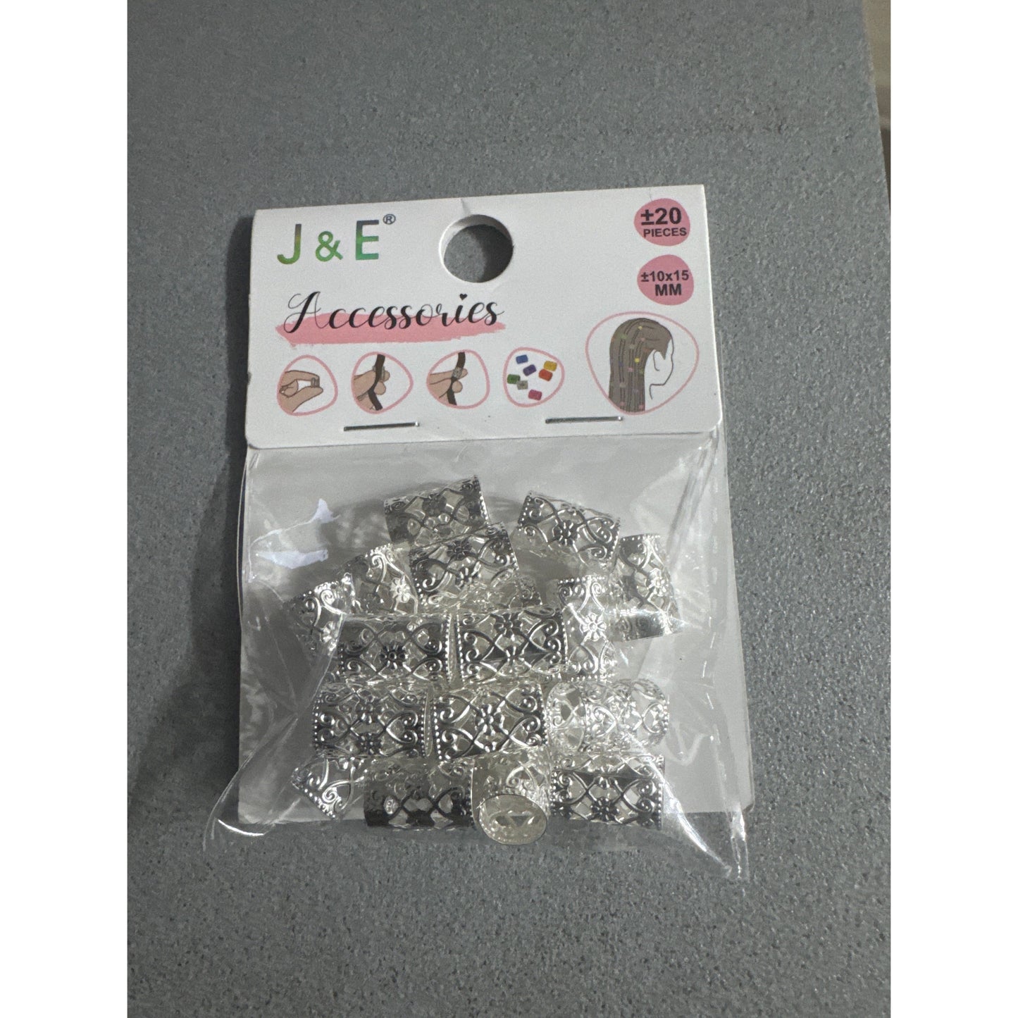 Sliver hair ring/clip
