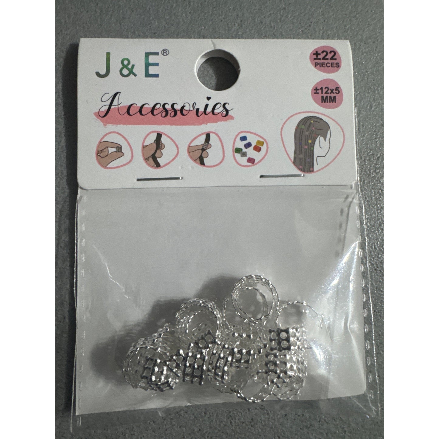Sliver hair ring/clip